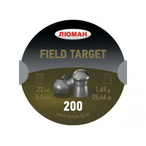 Пули Люман Field Target 5,5 мм, 1,65 грамм, 200 штук