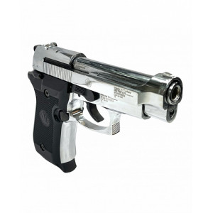 СХП Охолощенный пистолет Retay Mod 84 Beretta 84FS, кал. 9 мм, никель СХП Охолощенный пистолет Retay Mod 84 Beretta 84FS, кал. 9 мм, никель
