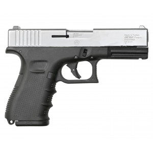 СХП Охолощенный пистолет Retay 17 Glock, кал. 9 мм, никель СХП Охолощенный пистолет Retay 17 Glock, кал. 9 мм, никель