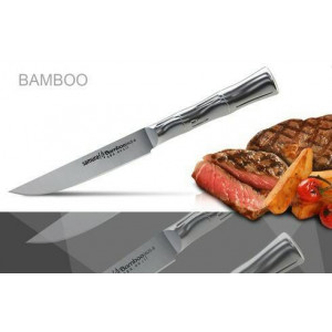  Нож кухонный "Samura Bamboo" для стейка 110 мм, AUS-8