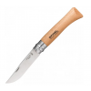 Нож OPINEL №10, нержавеющая сталь, рукоять из бука, блистер