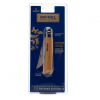 Нож OPINEL №10, нержавеющая сталь, рукоять из бука, блистер