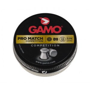Пули Gamo Pro Match 4,5 мм, 0,49 грамм, 250 штук