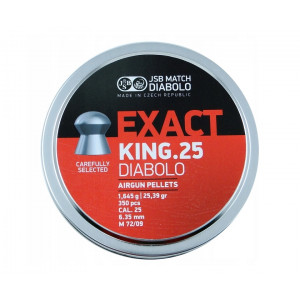 Пули JSB Diabolo Exact King 6,35 мм, 1,645 грамм, 350 штук