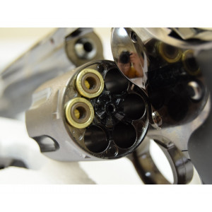 Пневматический револьвер ASG Dan Wesson 715-6 Steel Grey (пулевой)